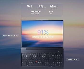 Amazon.com: Lenovo ThinkPad E16 Business Laptop (16